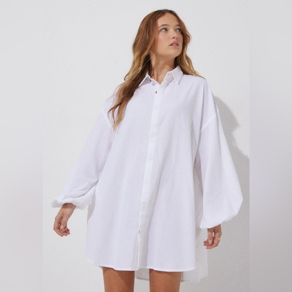 Ziggy & the sun white myer smock dress - Picture 1 of 5